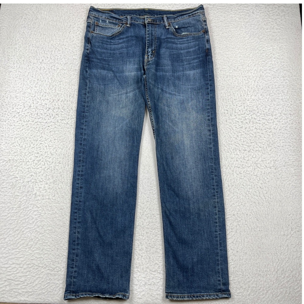 Levis 514 Jeans Mens 36x32 Blue Straight Fit Classic Denim Americana Work Casual